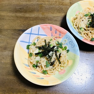 パスタレシピ　大根おろしとしらすの和風パスタ